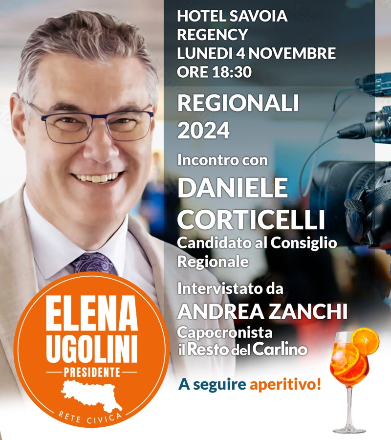 regionali 2024 incontro con daniele corticelli